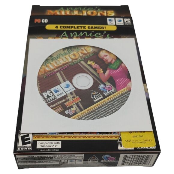 6 Collectible CD-ROM PC Games Cooking Quest, Dream Day Wedding, Annie's Millions - Picture 8 of 16